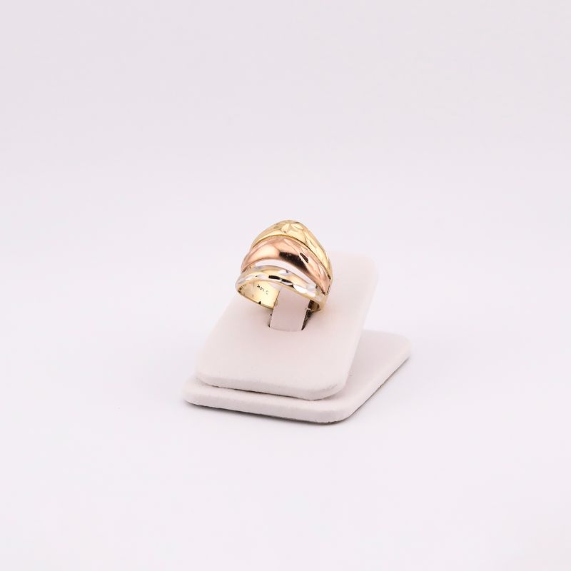 Anillo Triple Tns 14k 6.8g