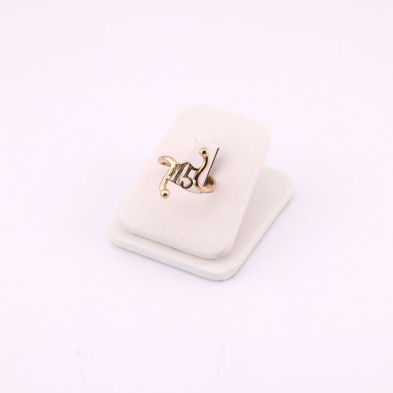 Anillo 15 Años 14k 2.5g # 5.5