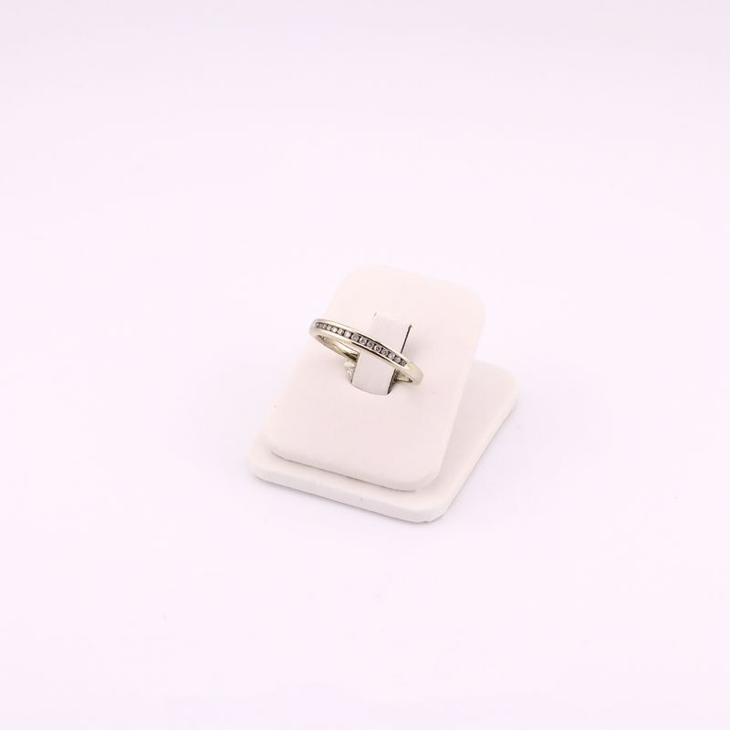 Anillo Churumbela Bco. 14k 3.5g # 10
