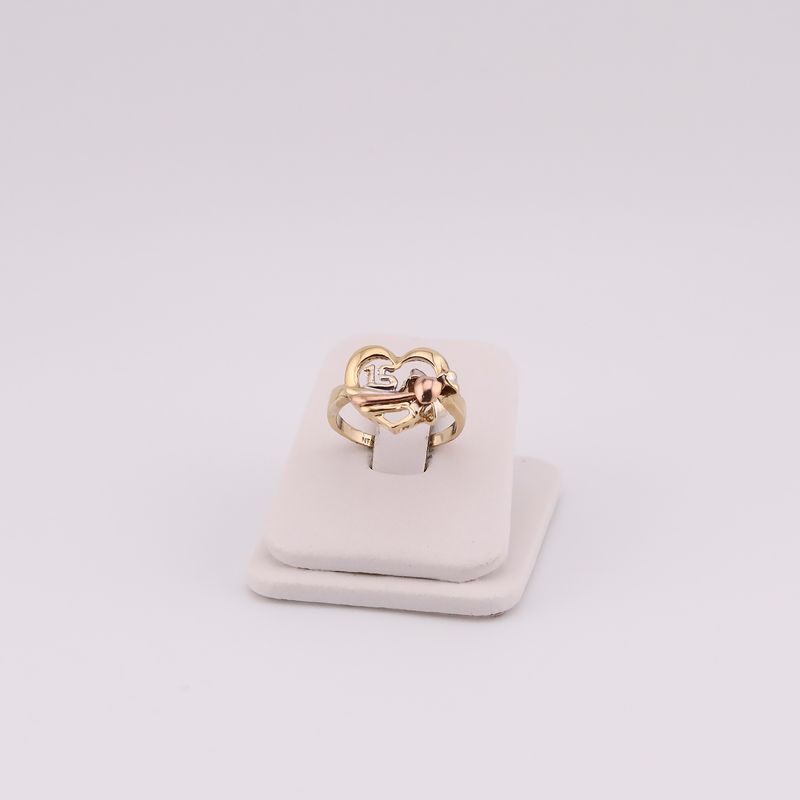 Anillo 15 Años 14k 3.8g #7