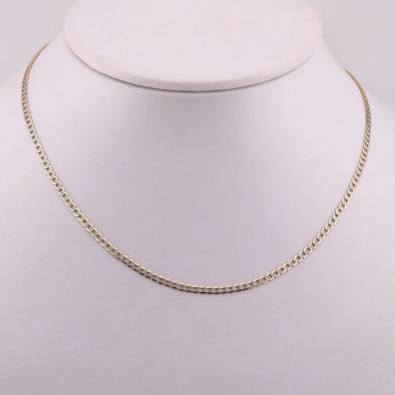 Cadena Eslabon Dimant. 14k 8g 60 Cm