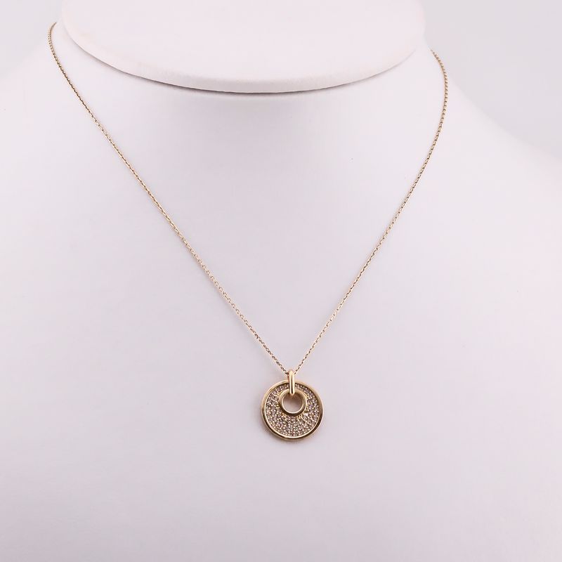 Gargantilla Circulo C/p 14k 2.9g