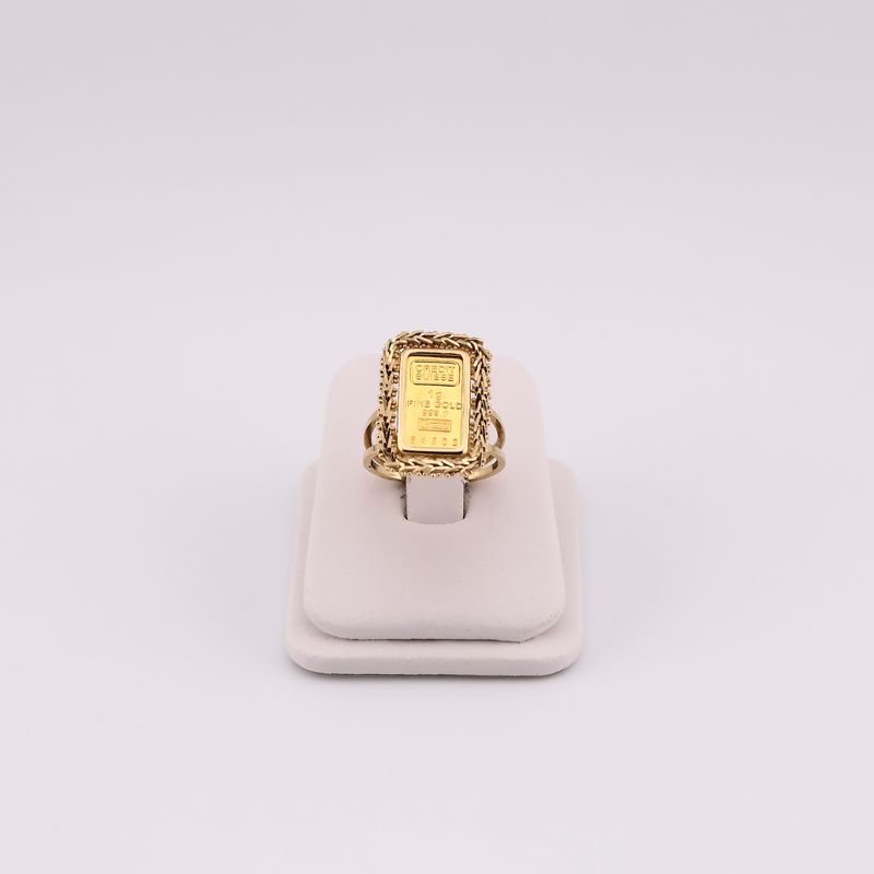 Anillo Imit Credito Suizo 14k 5.5g #7