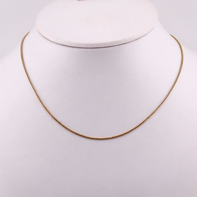 Cadena Espiga 14k 2.2g 45cm