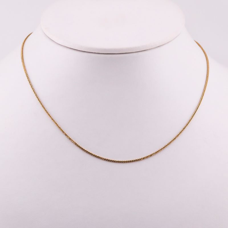 Cadena Espiga 14k 2.2g 45cm