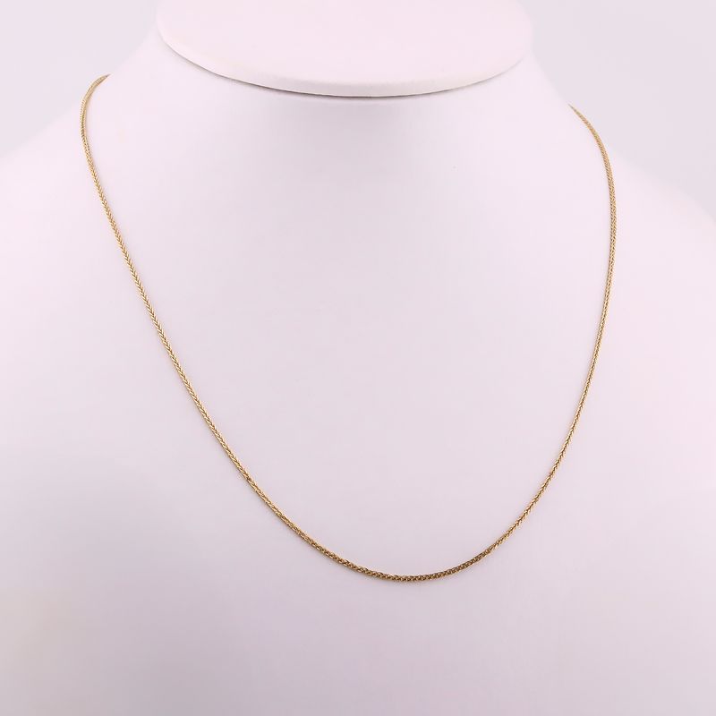 Cadena Espiga 14k 2.2g 48cm