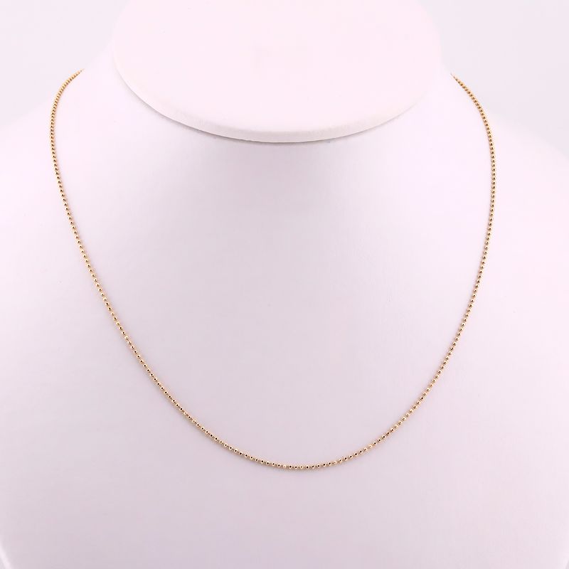 Cadena Puntos 14k 2.9g 55cm