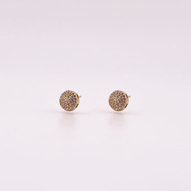 Aretes Boton C/p Bcas14k 2.1g