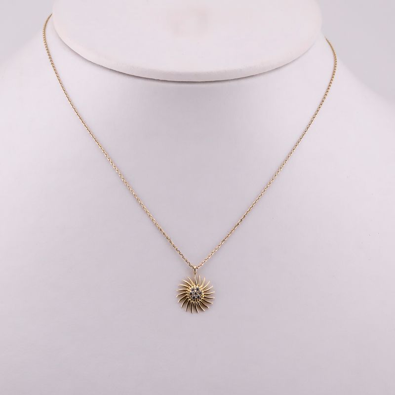 Gargantilla Sol C/p Bca 14k 1.9g