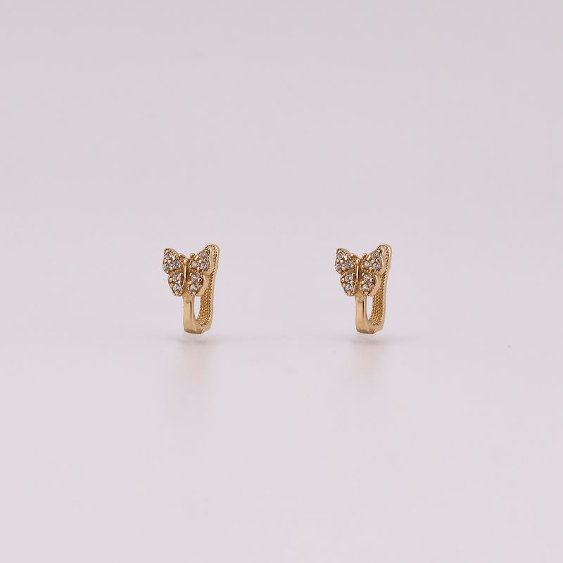 Aretes Mariposa C/p 14k 1.6g