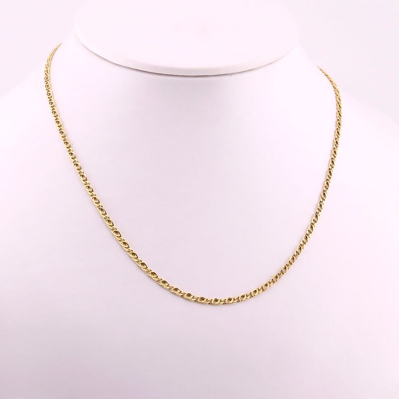 Cadena Ojo De Tigre 14k 3.7g 55cm