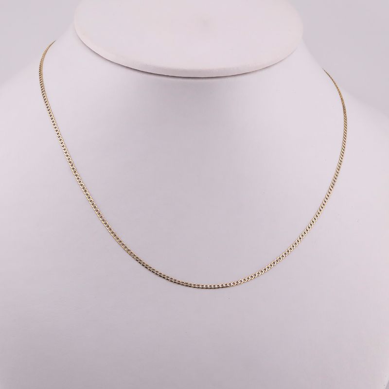 Cadena Eslabon Diamant. 14k 2g 55cm