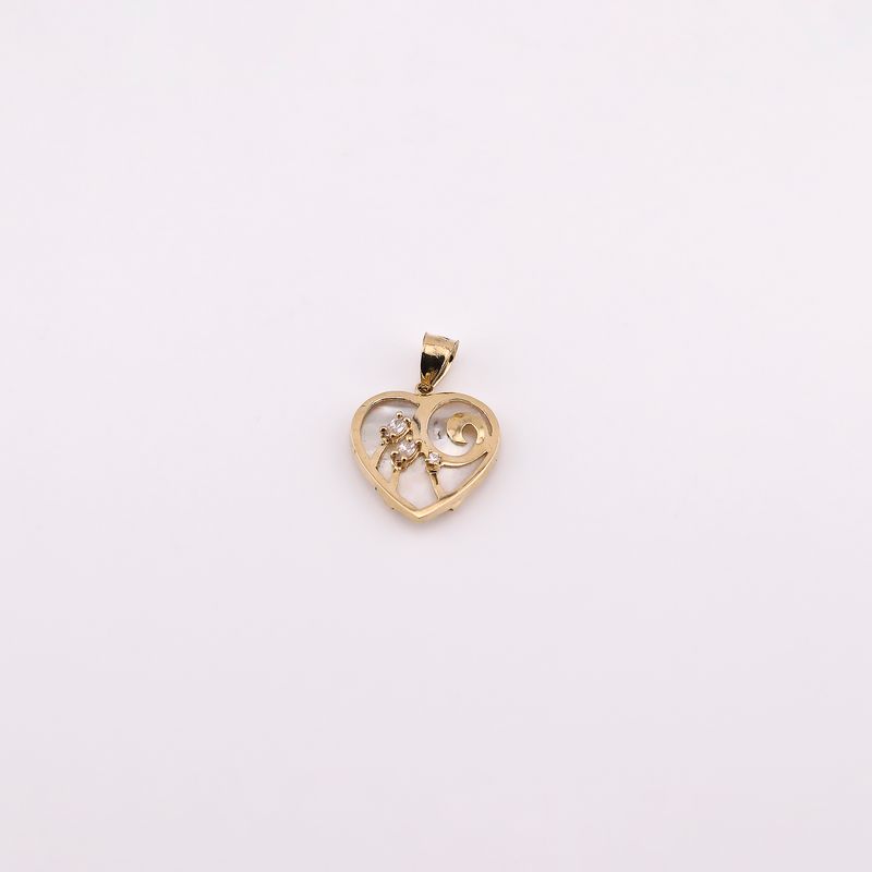 Dije Corazon C/p 14k 3.1g