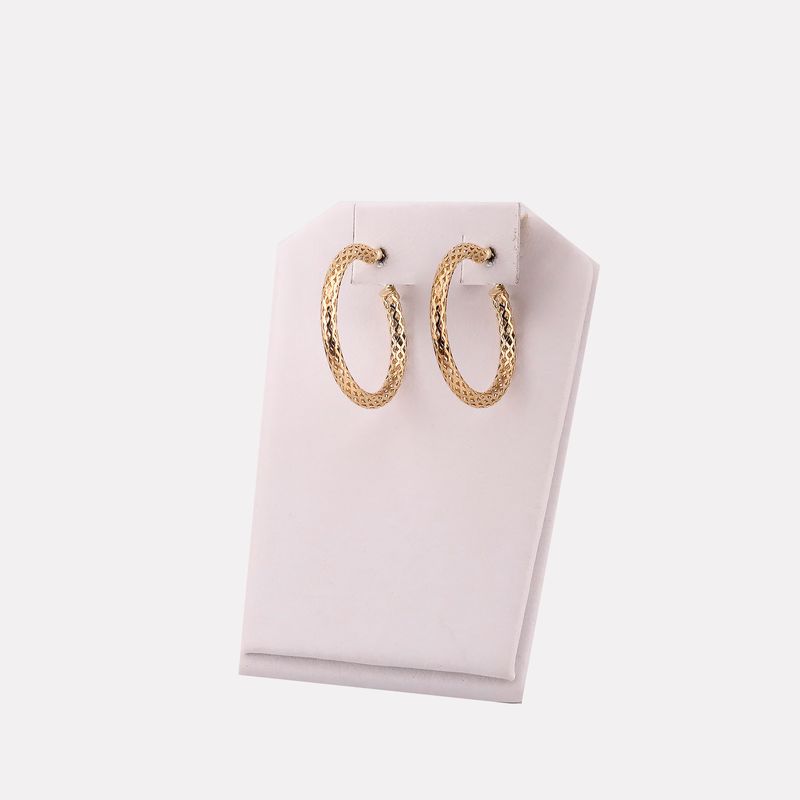 Arracadas Tejidas  14k 3g