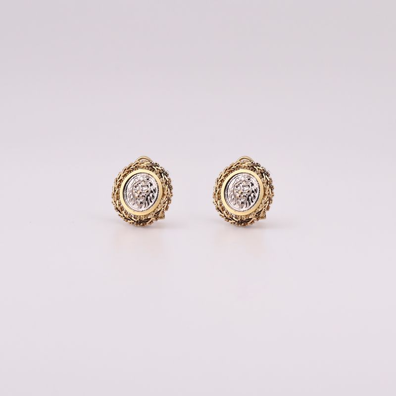 Aretes Imit. Versace 14k 8g