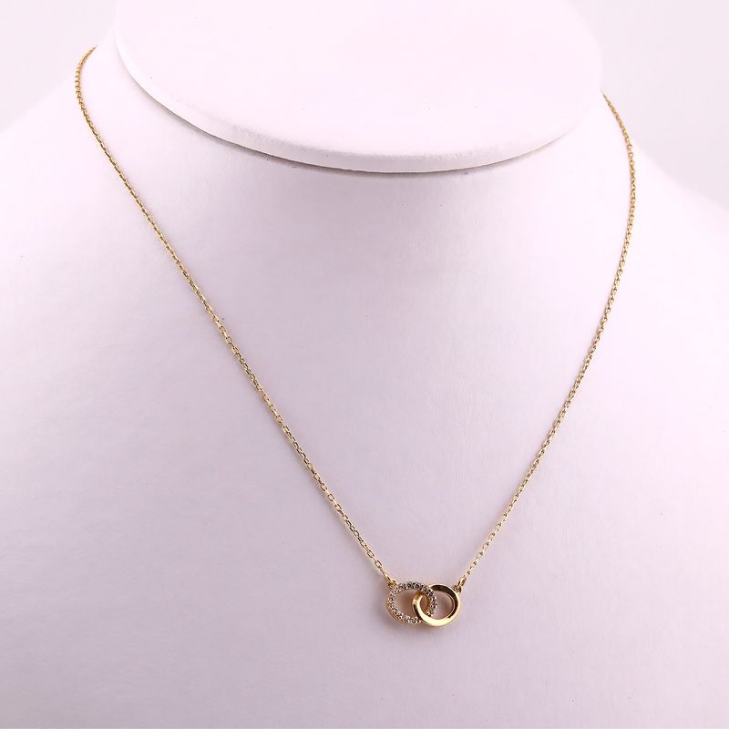 Gargantilla Circulos C/p Bca 14k 2.3g