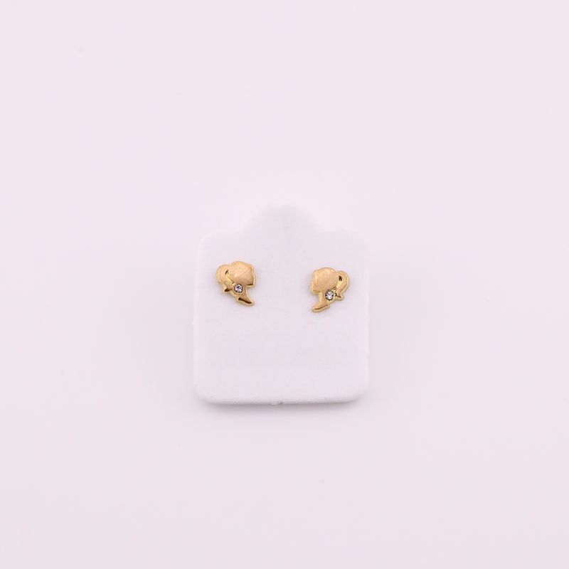 Broqueles Siluet. Barbie C/p 10k 0.1g