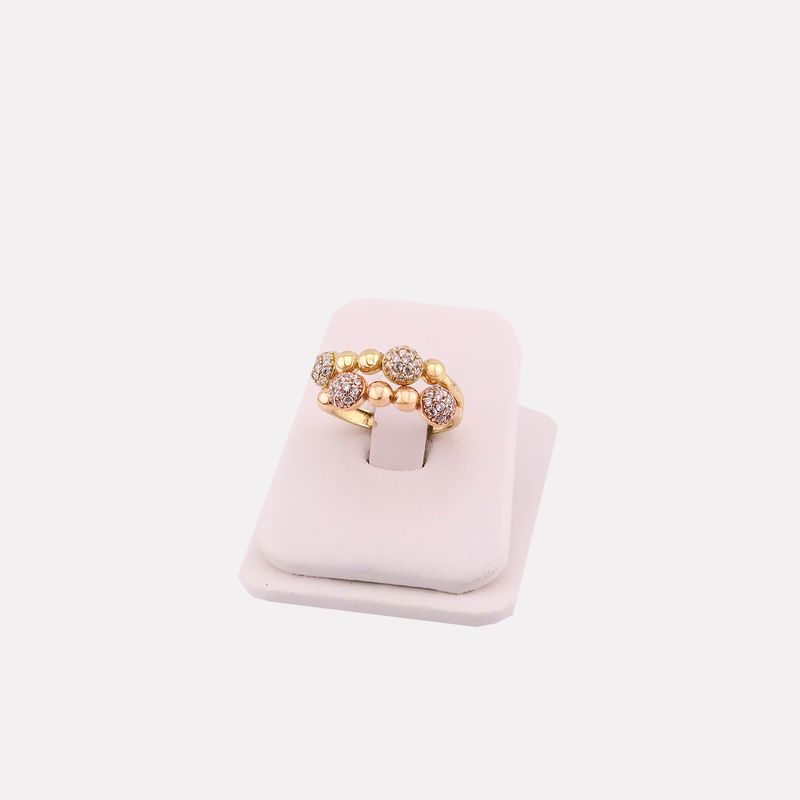 Anillo Borlas Tns C/p Bca 14k 2.9g #7