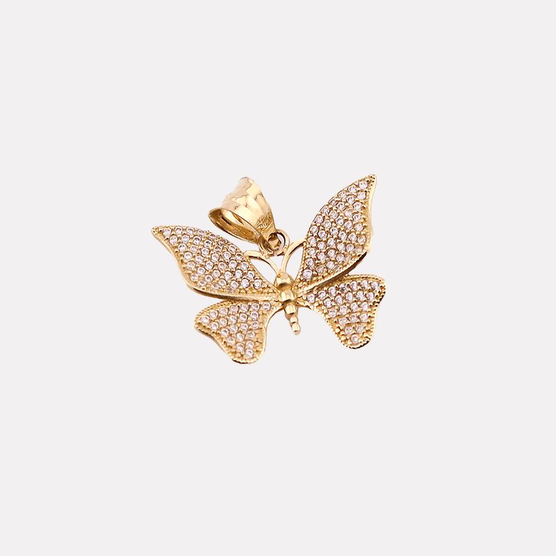 Dije Mariposa C/p Bca 14k 2.1g