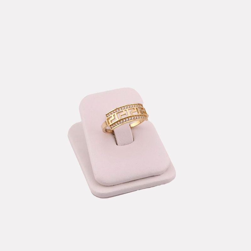 Anillo Griego C/p Bca 14k 2.9g #7