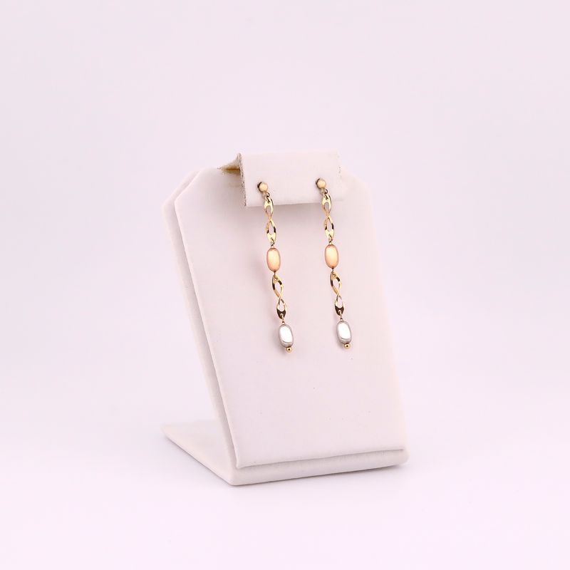 Aretes Borlas Inf. 14k 2.6g