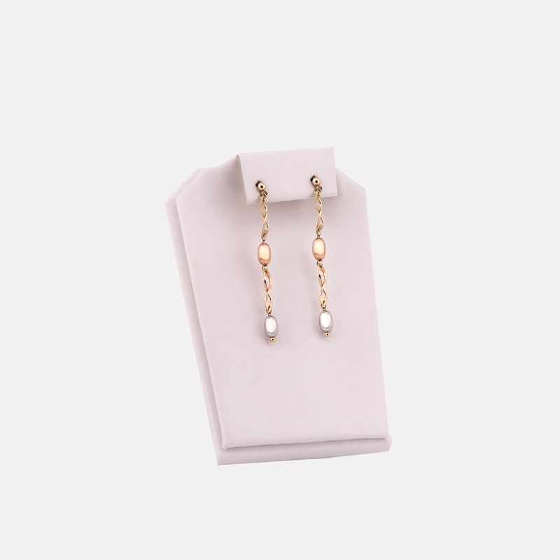 Aretes Borlas Inf. 14k 2.6g