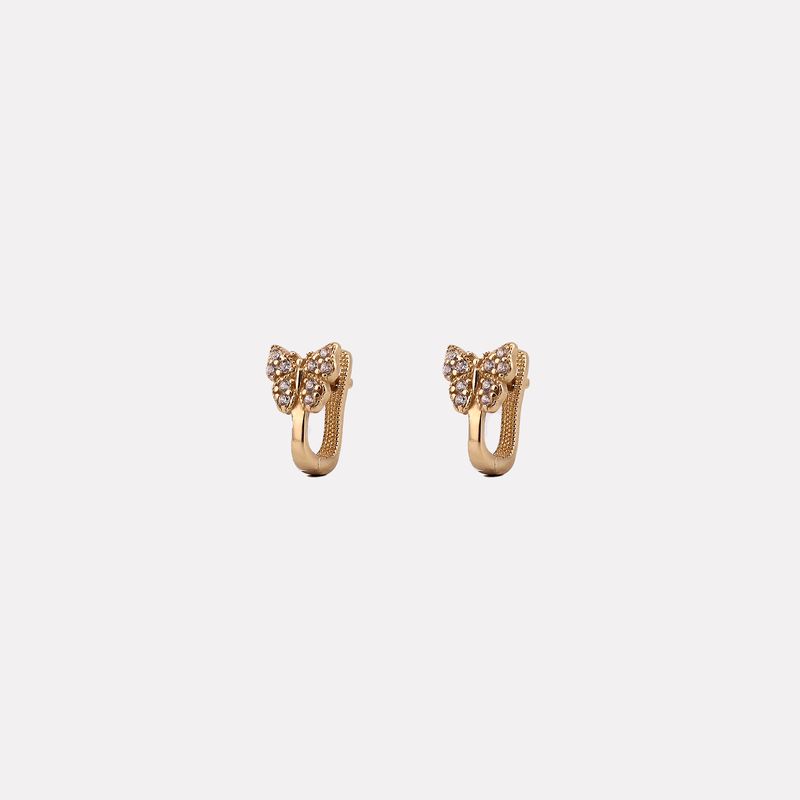Aretes Mariposa C/p 14k 1.6g