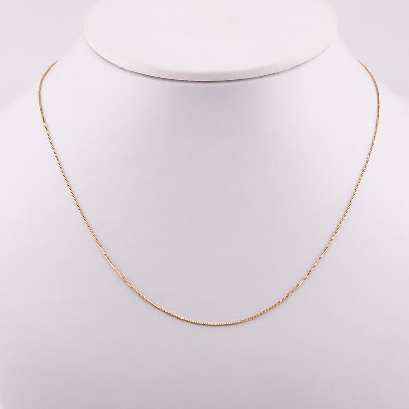 Cadena Cubo 14k 1.3g 50cm