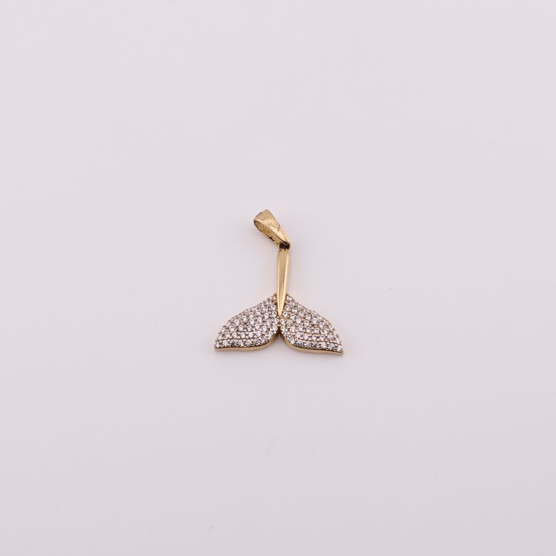 Dije Cola De Sirena C/p Bca 14k 1.5g