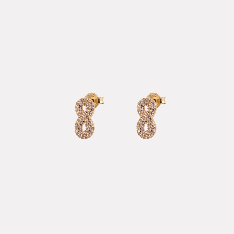 Aretes Infinito C/p 14k 2.1g