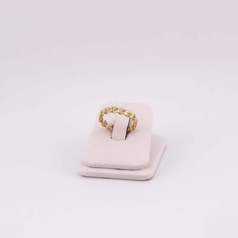 Anillo Eslabones 14k 2.4g #8