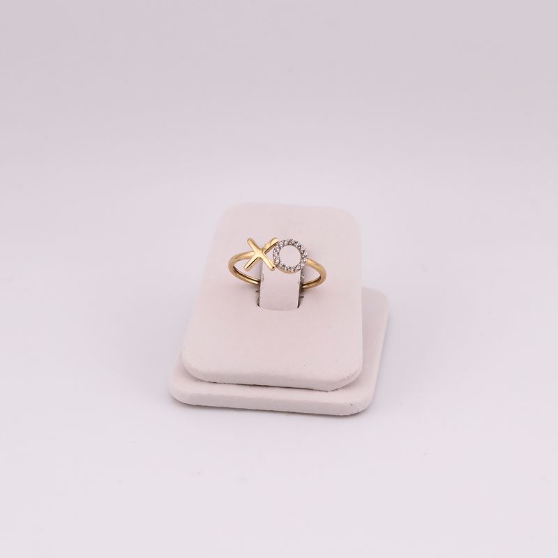 Anillo Ox C/ 14k 1.1g #7