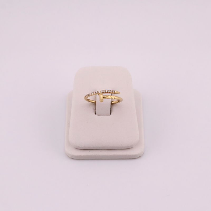 Anillo Tornillo C/p 14k 2g #7