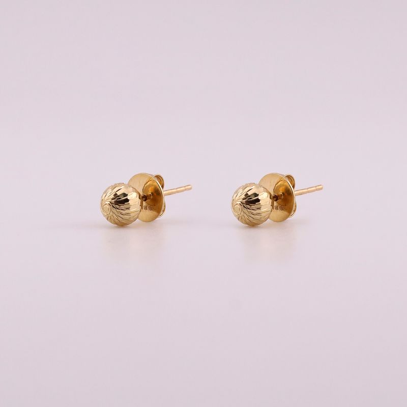 Aretes Esfera 14k 1.2g