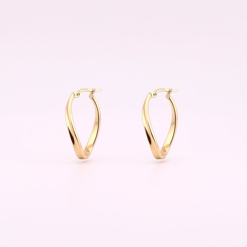 Arracadas Torcidas 14k 1.8g