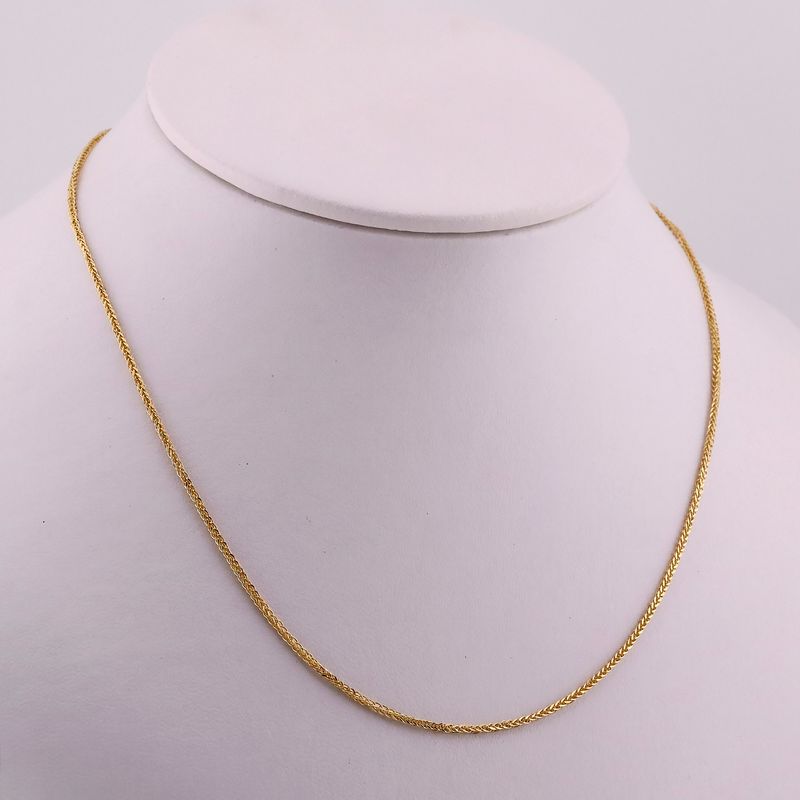 Cadena Espiga  14k 1.5g 45cm