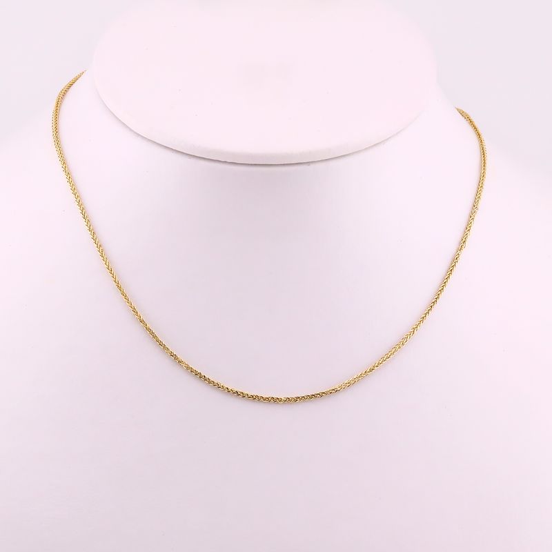 Cadena Espiga  14k 1.7g 50cm