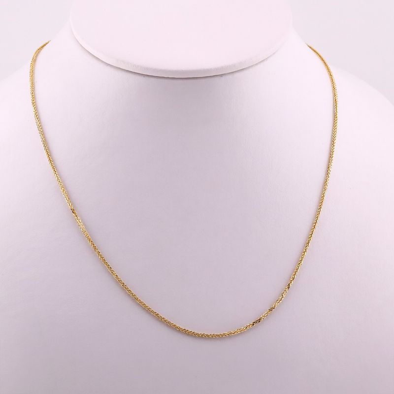 Cadena Espiga  14k 1.7g 50cm