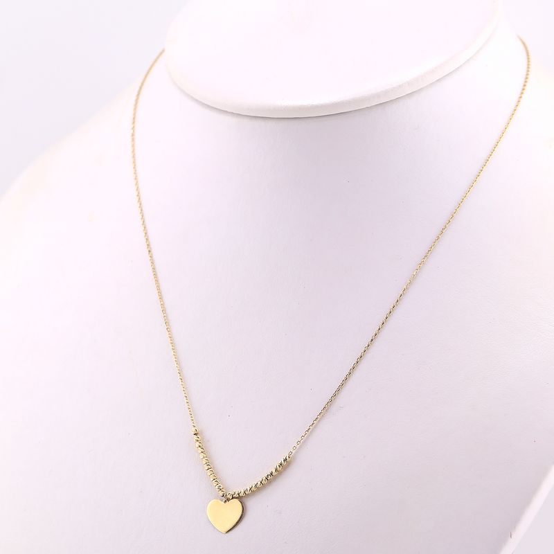 Gargantilla Corazon 14k 1.81g