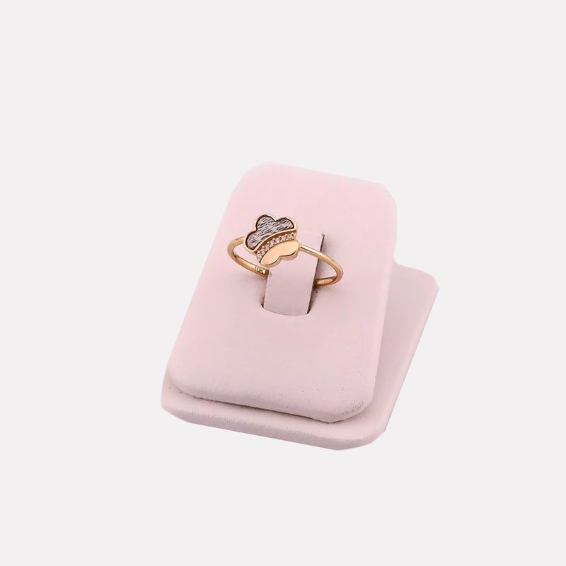 Anillo Flor 10k 1.4g #7.5