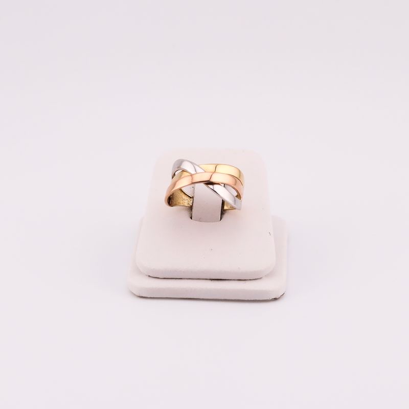 Anillo Enlazado Tnos 14k 2.7g #7