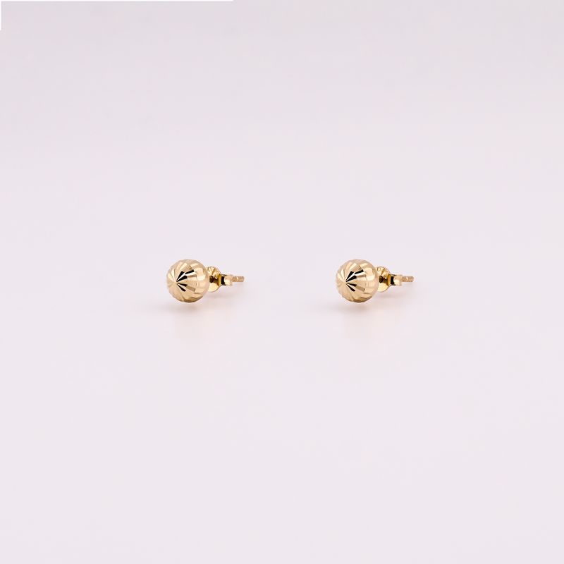 Aretes Esfera 14k 1g