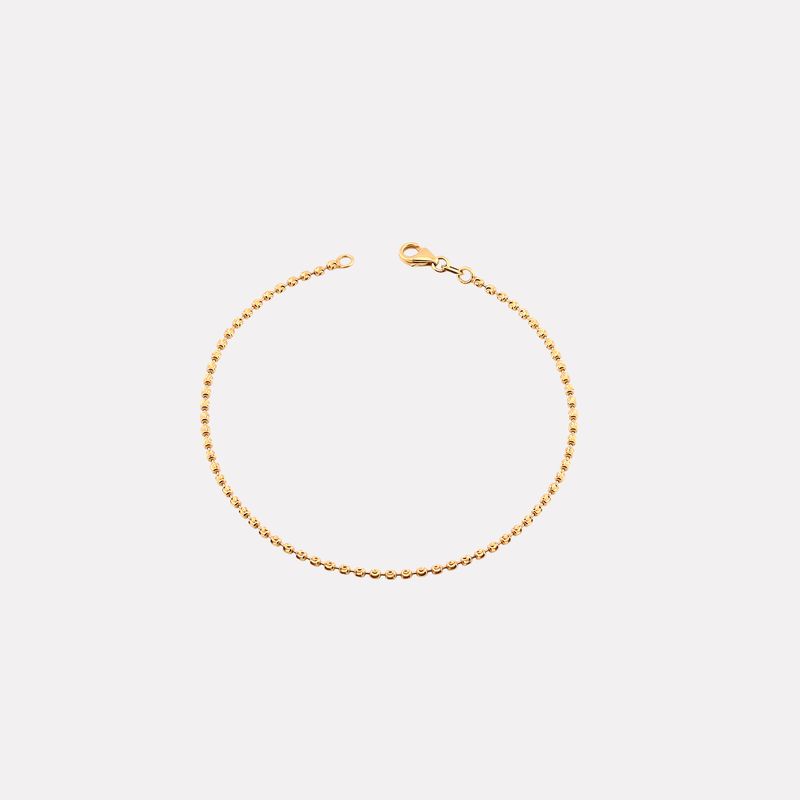 Pulsera Puntos 14k 1.9g 18cm