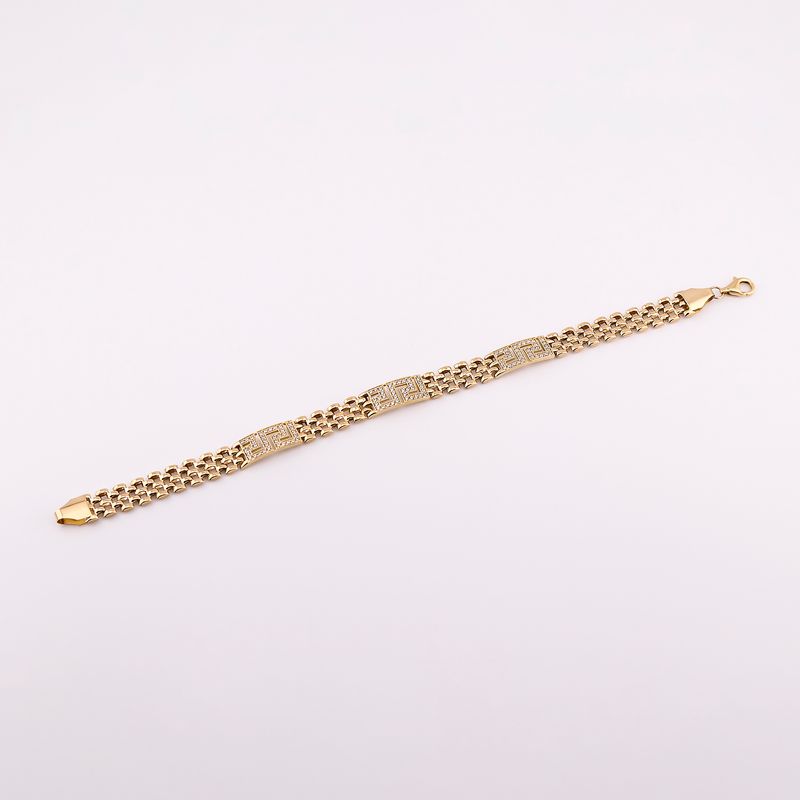 Pulso Tej. Chino C/p Bca 14k 9.1g 20cm