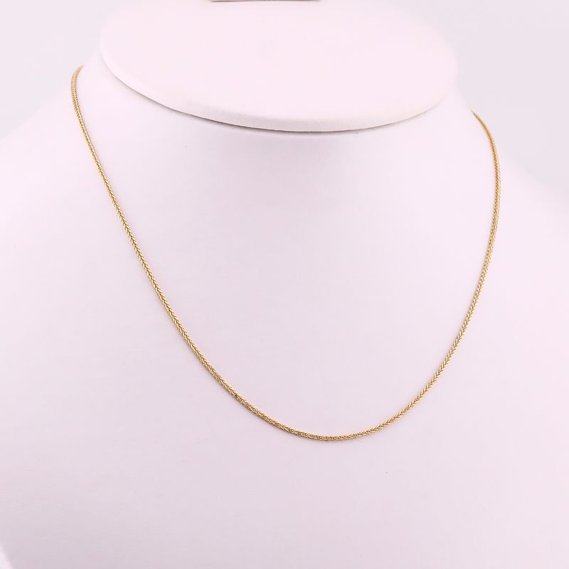 Cadena Espiga 14k 2.3g 50cm
