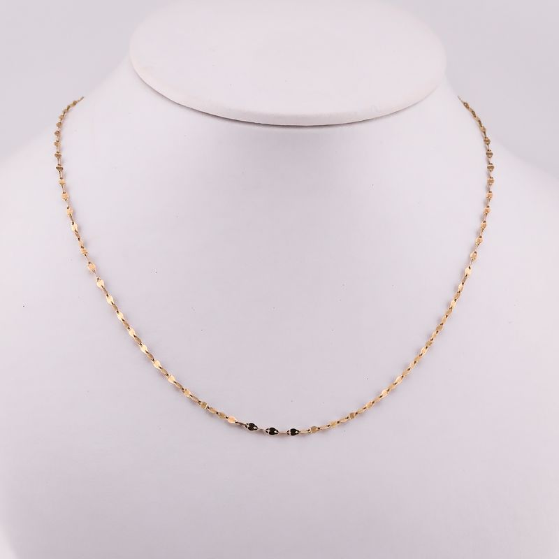 Cadena Granito De Cafe 14k1.5 45cm