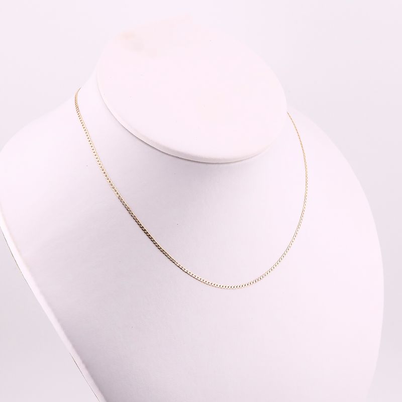 Cadena Eslabon Dimant. 14k 1.6g 45cm