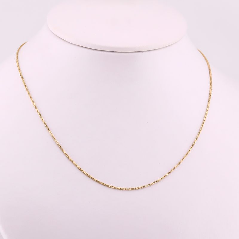 Cadena Espiga 14k 2.1g 45cm