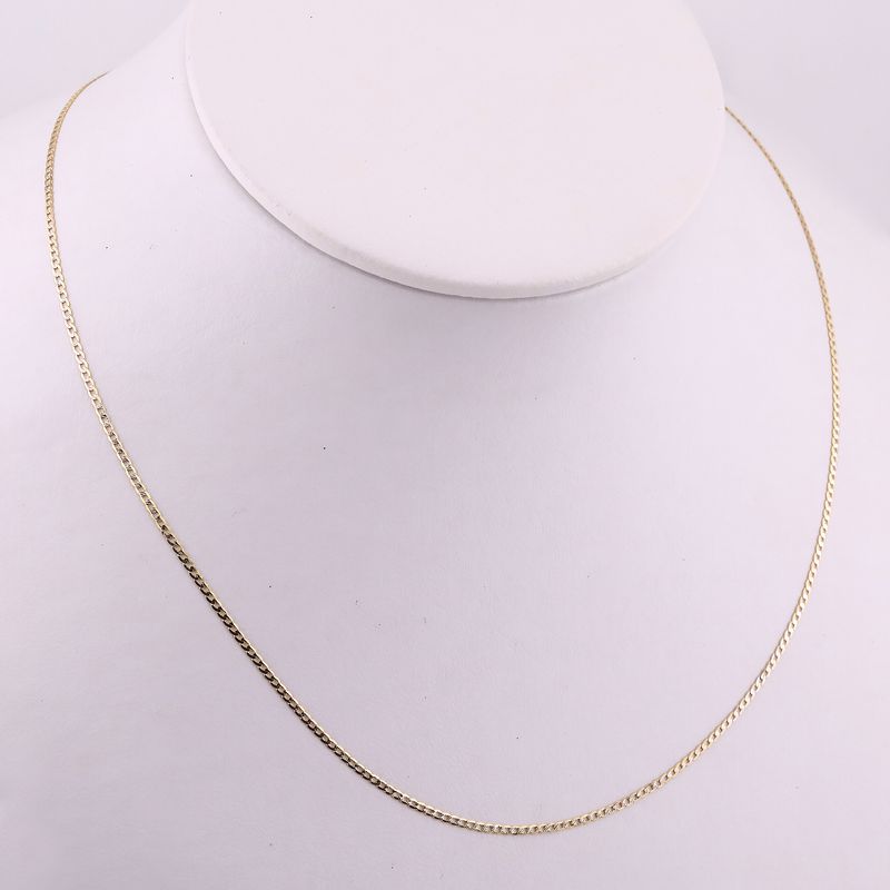 Cadena Eslabon Dimant. 14k 2g 55cm