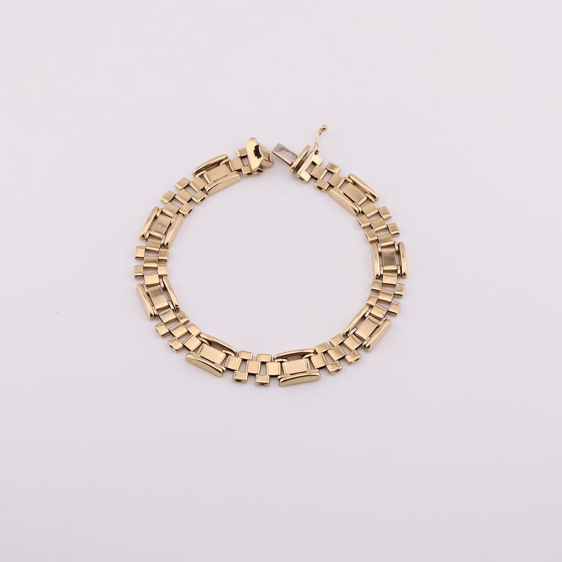 Pulso Tipo Rolex 14k 21.4g 21cm